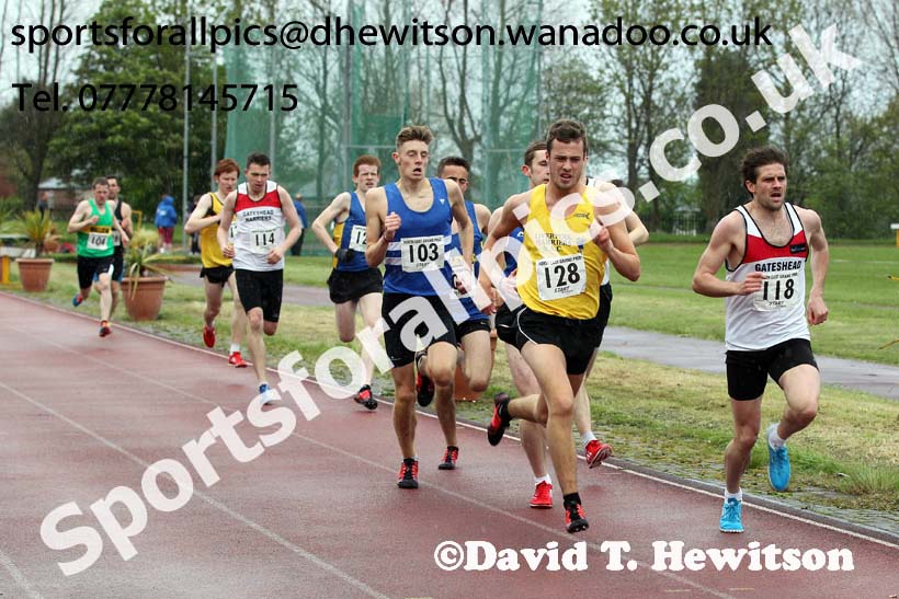 Jimmy Hedley 800 metres, North Eastern Grand Prix, Monkton Stadium, Jarrow. Photo: David T. Hewitson/Sports for All Pics
